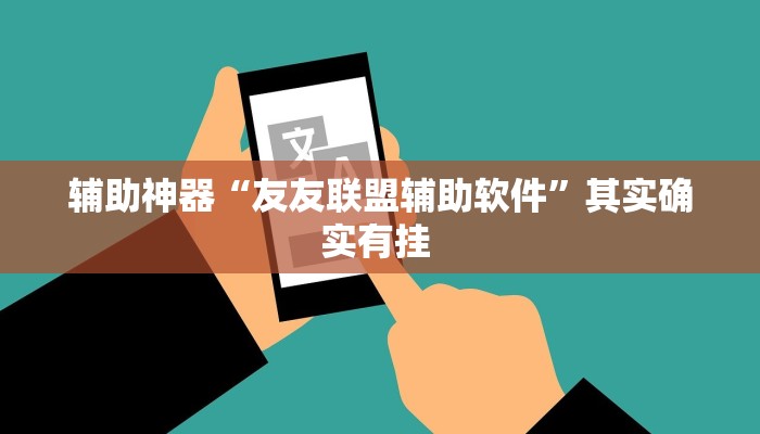 辅助神器“友友联盟辅助软件”其实确实有挂 