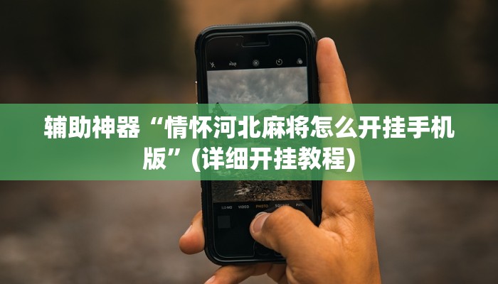 辅助神器“情怀河北麻将怎么开挂手机版”(详细开挂教程)