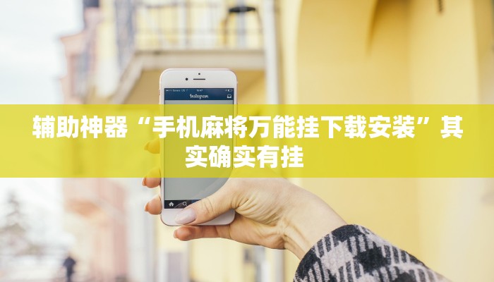 辅助神器“手机麻将万能挂下载安装”其实确实有挂 