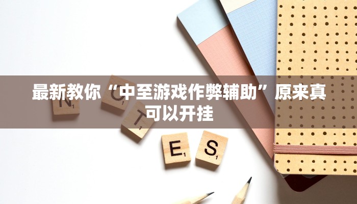 最新教你“中至游戏作弊辅助”原来真可以开挂