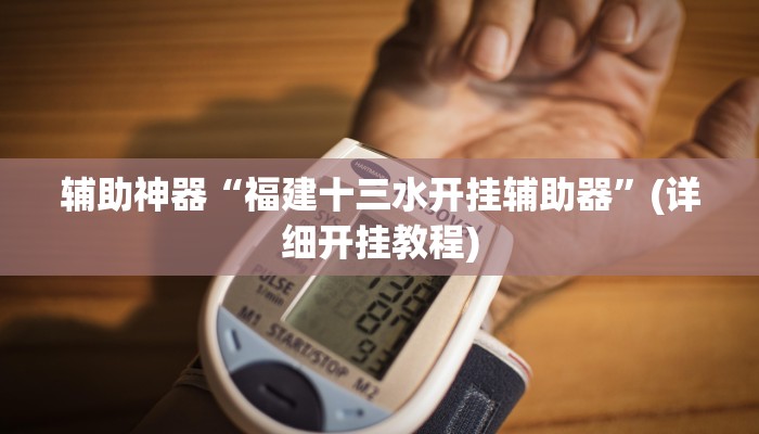辅助神器“福建十三水开挂辅助器”(详细开挂教程)