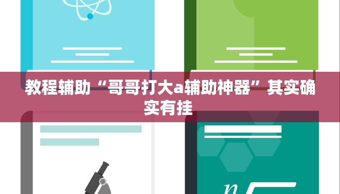 教程辅助“哥哥打大a辅助神器”其实确实有挂 