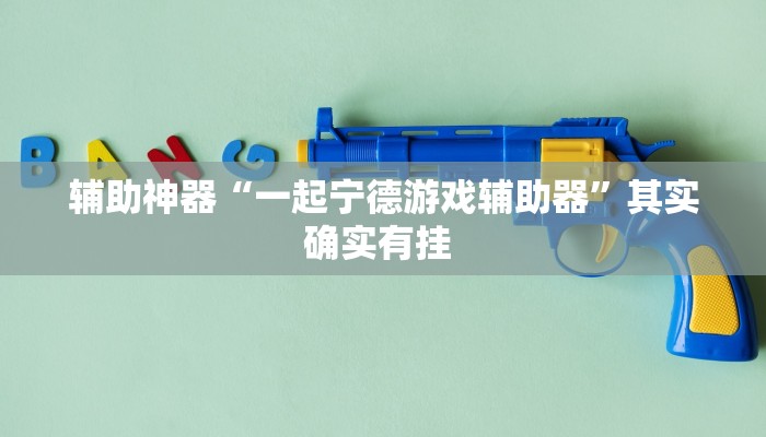 辅助神器“一起宁德游戏辅助器”其实确实有挂 