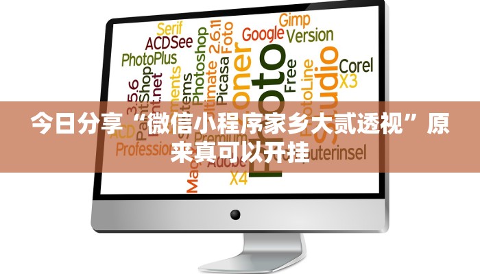 今日分享“微信小程序家乡大贰透视”原来真可以开挂