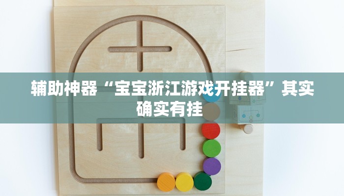 辅助神器“宝宝浙江游戏开挂器”其实确实有挂 