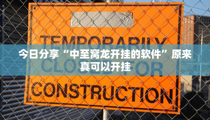 今日分享“中至窝龙开挂的软件”原来真可以开挂