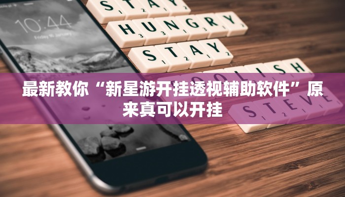 最新教你“新星游开挂透视辅助软件”原来真可以开挂